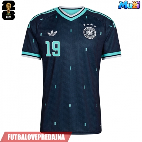 Lacne Muži Futbalové dres Nemecko Leroy Sane #19 MS 2026 Krátky Rukáv - Preč